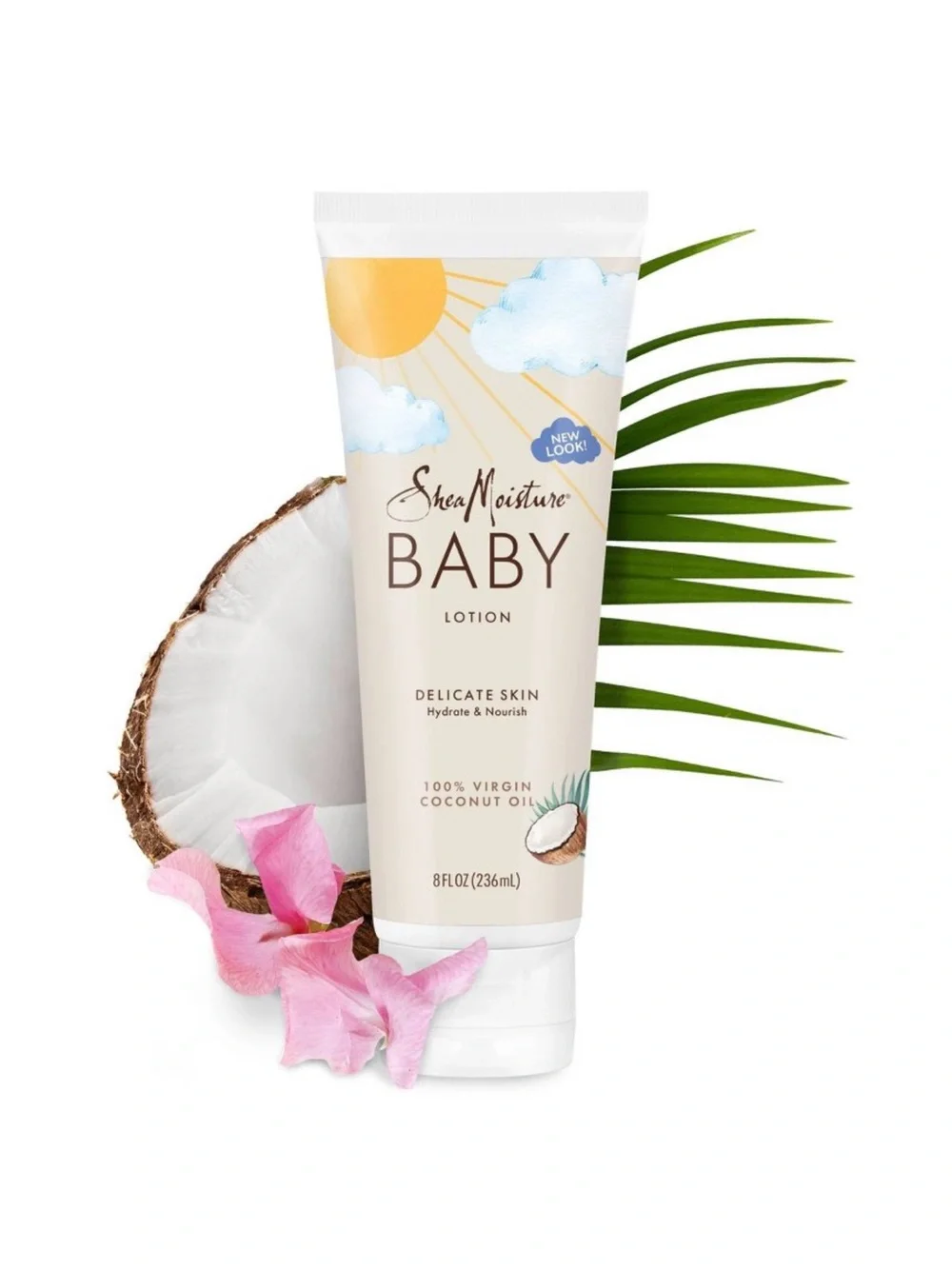 2-PC SheaMoisture Baby Lotion 100% Virgin Coconut Oil